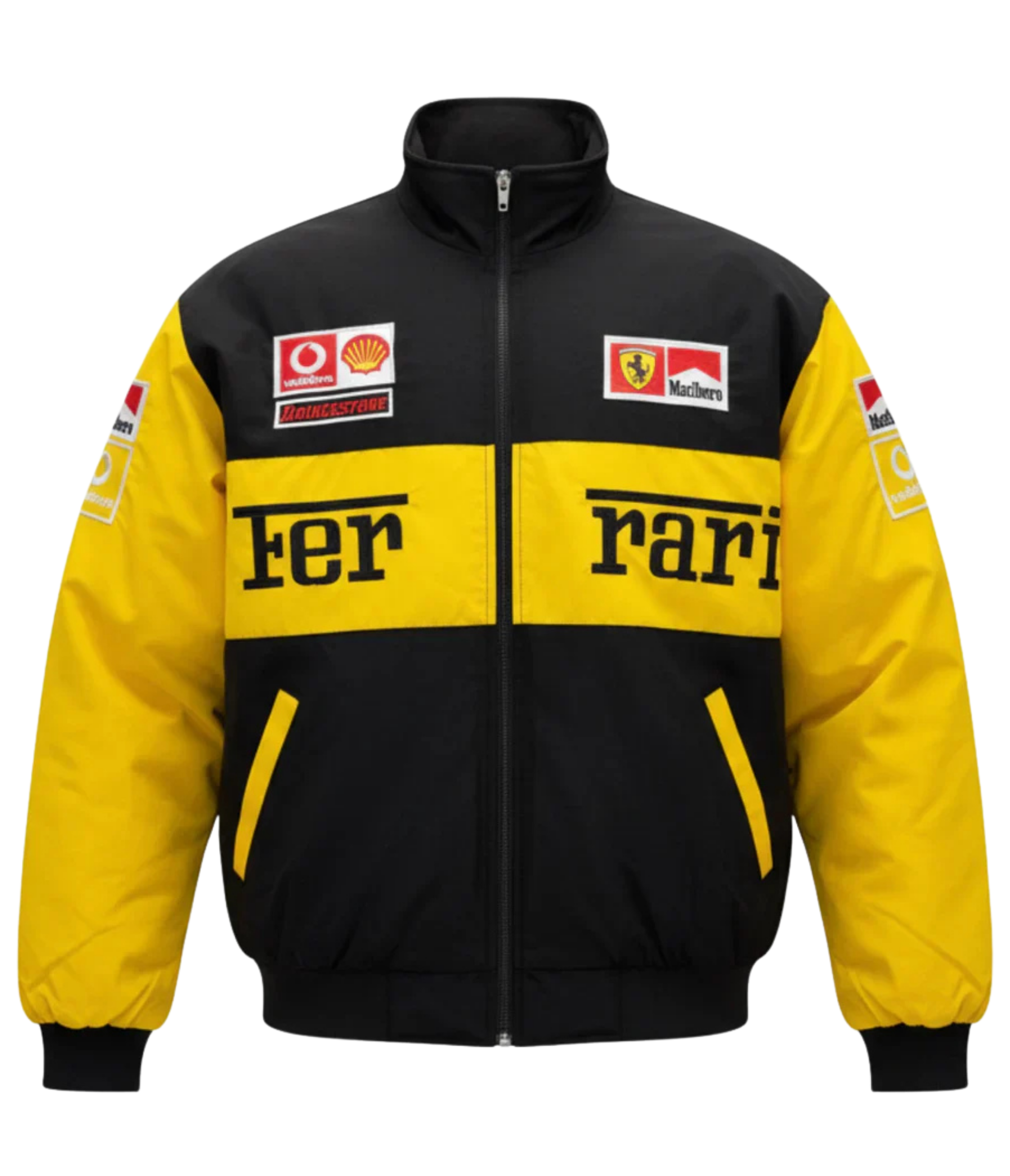 Ferrari Yellow Vintage Racing Jacket