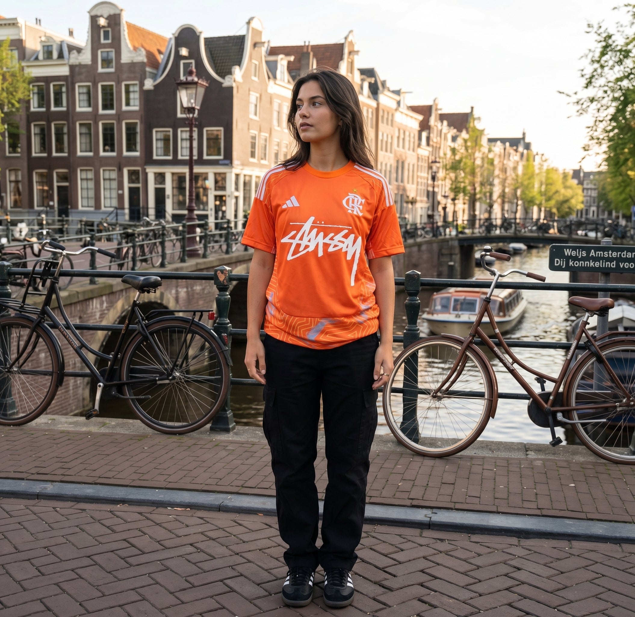 Flamengo Stussy Orange Jersey