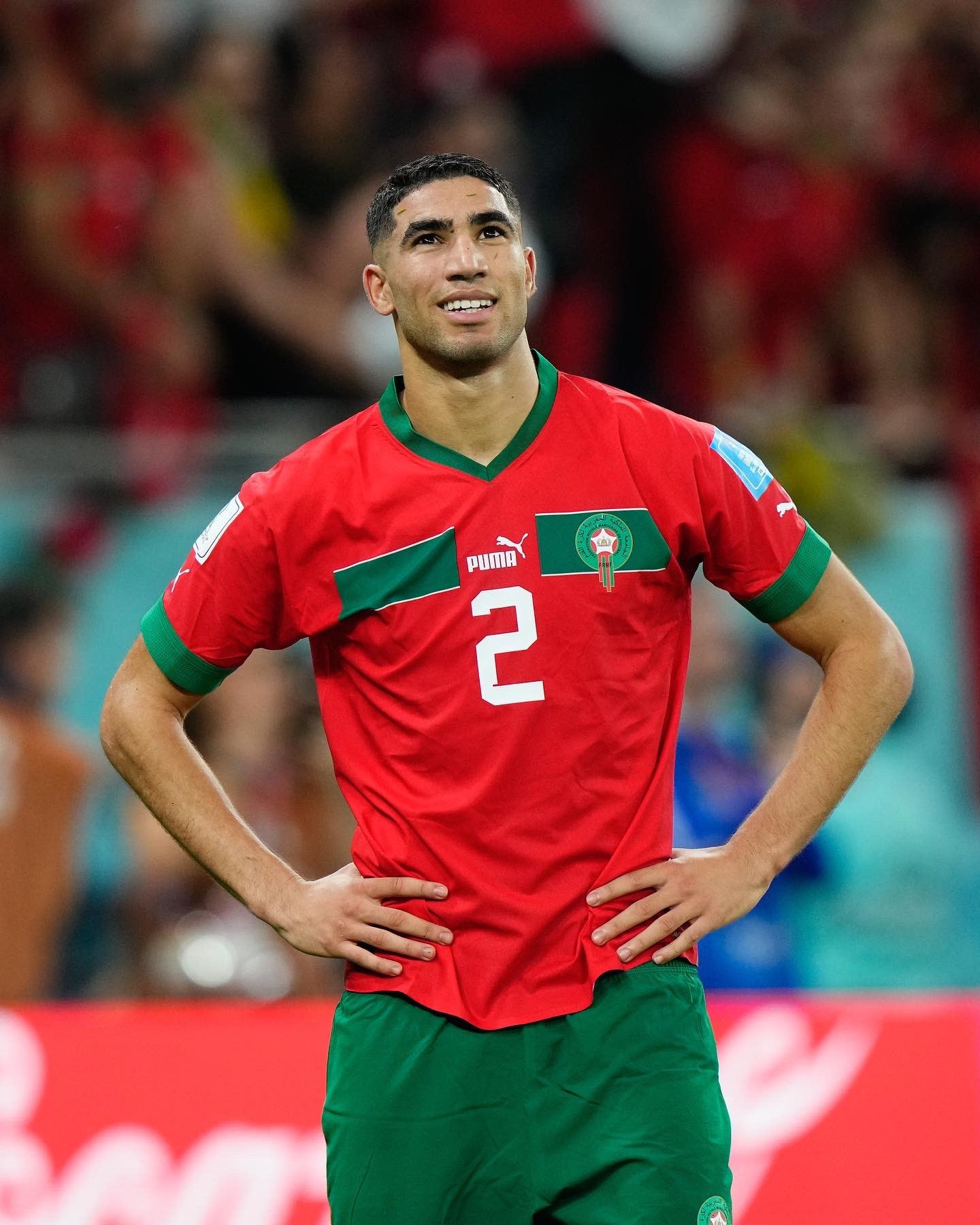 HAKIMI 2 Camisola Casa Marrocos Mundial 2022