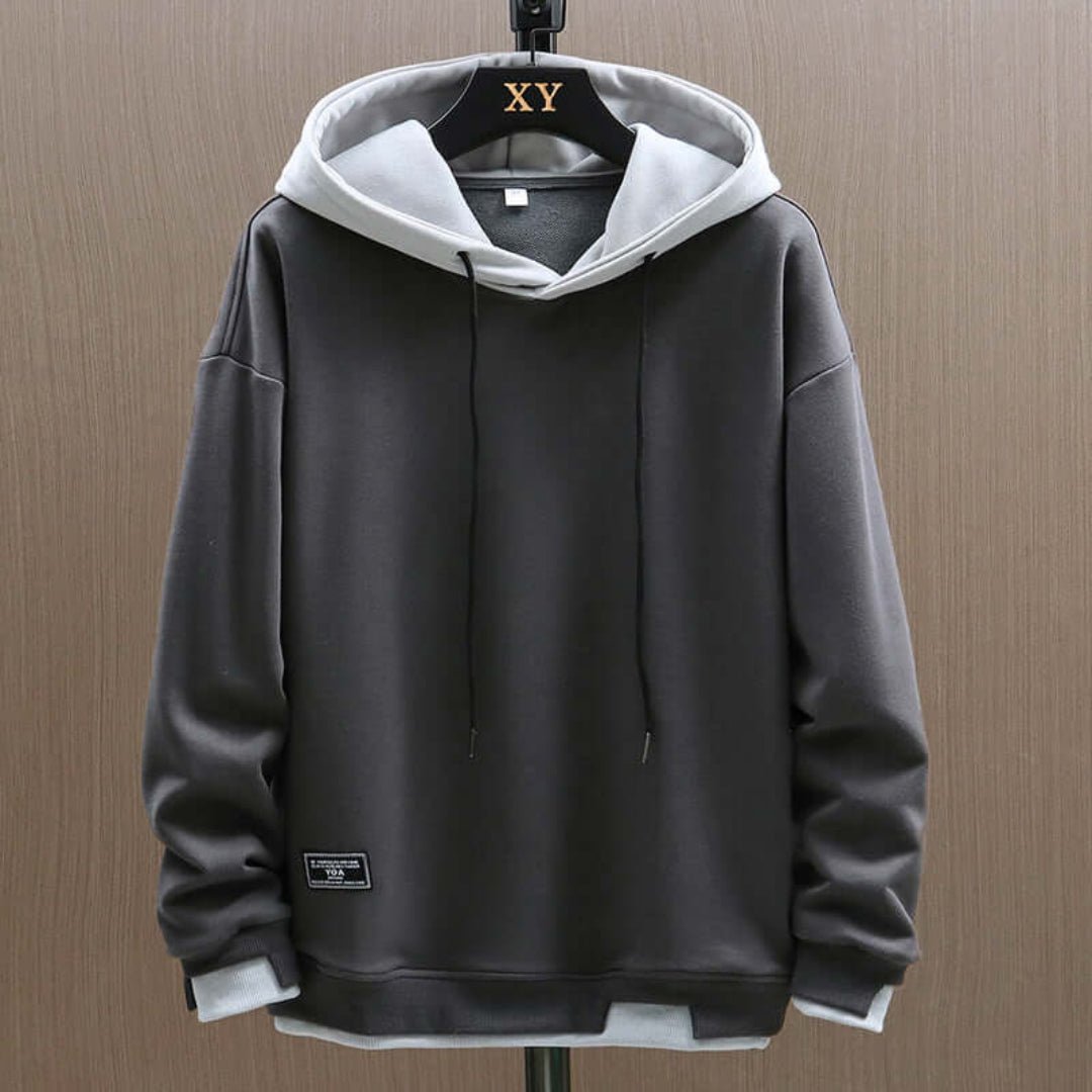 Sweatshirt com Capuz Masculino Quente Manga Comprida Casual de Inverno