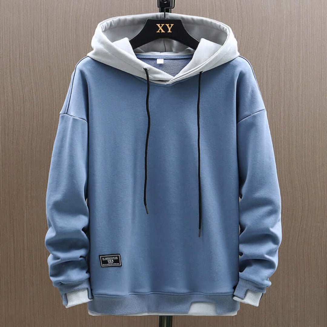 Sweatshirt com Capuz Masculino Quente Manga Comprida Casual de Inverno