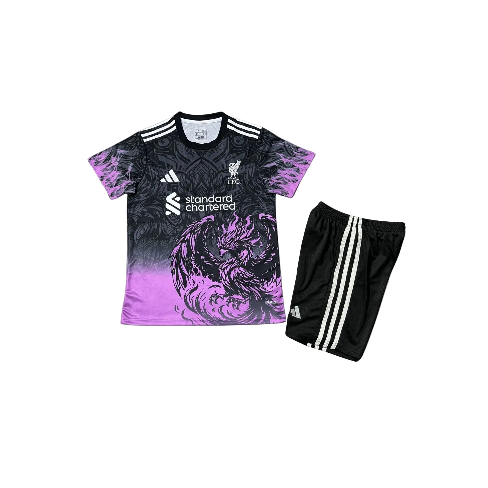 Camiseta infantil de dragón púrpura de Liverpool