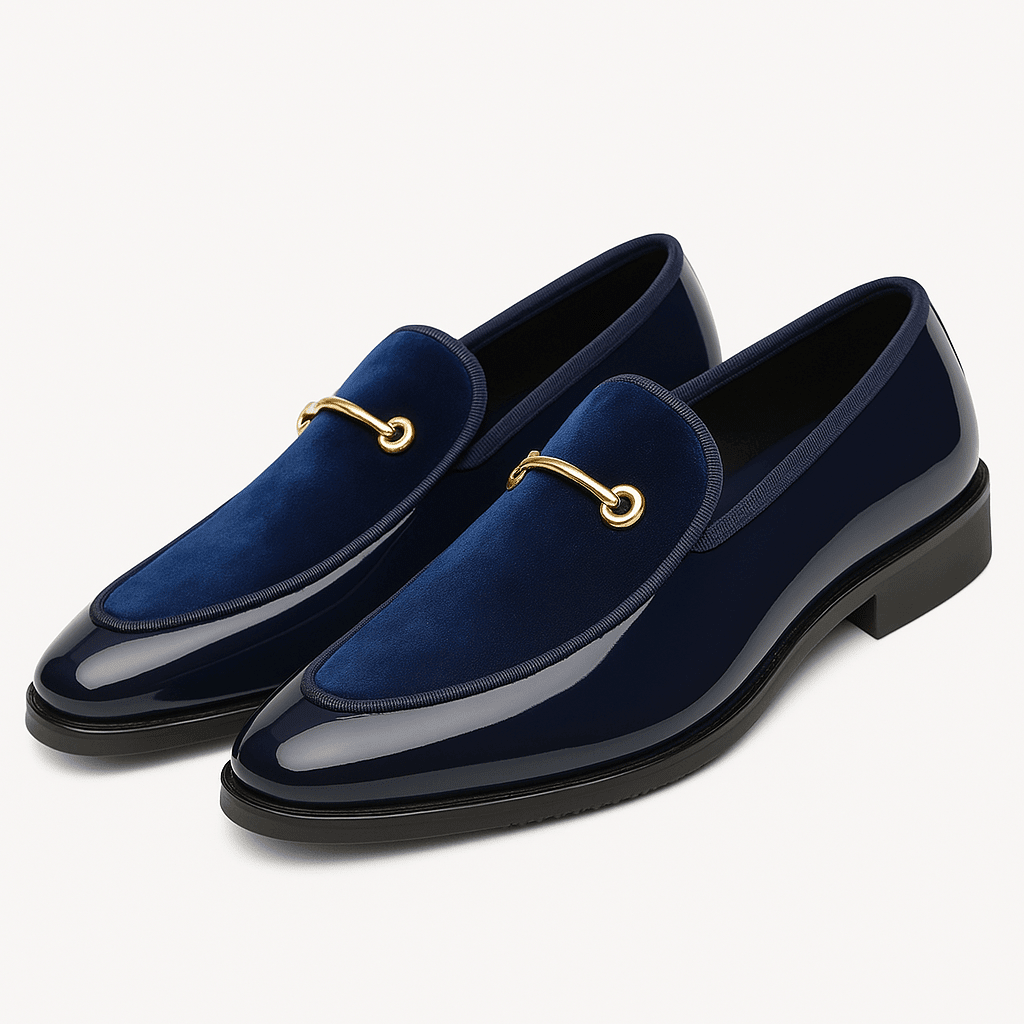 Mocasines para hombre de cuero, clásicos y elegantes sin cordones