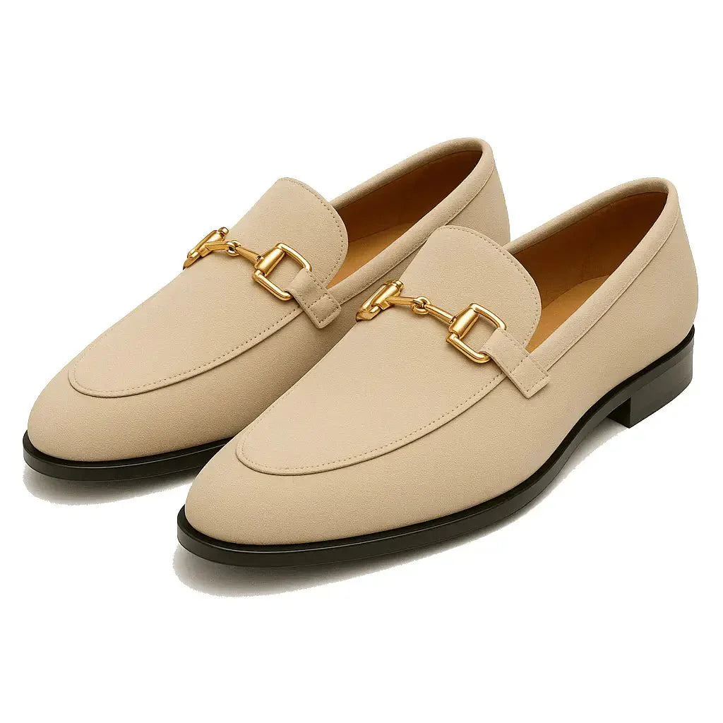 Loafers Men Suede Comfortable Classic Slip-On Shoes