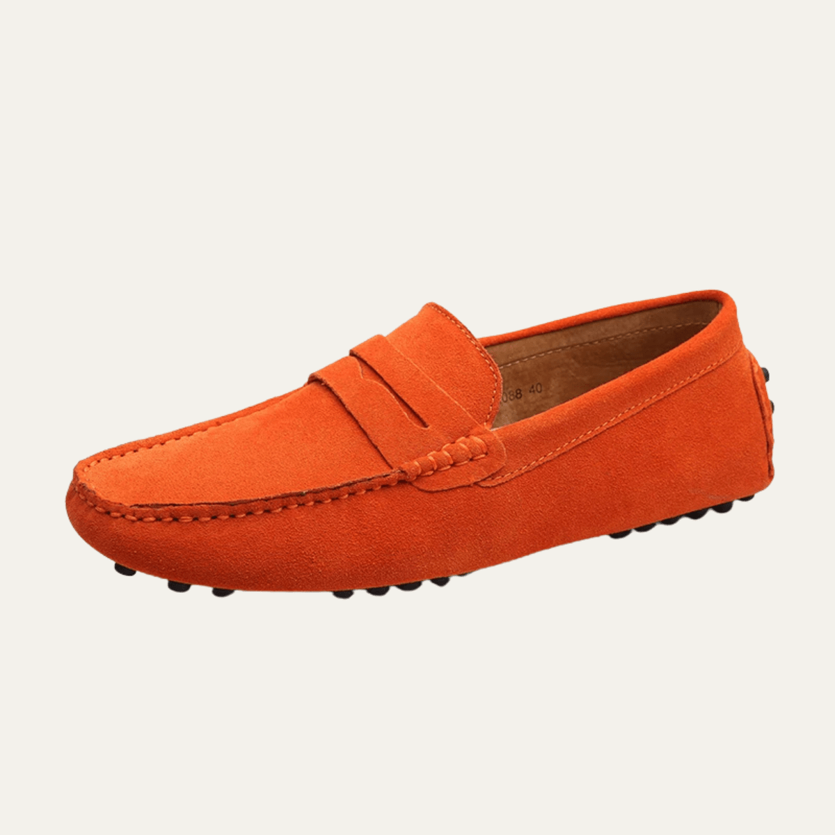 Herren Slipper — Mokassin-Naht, flaches Profil