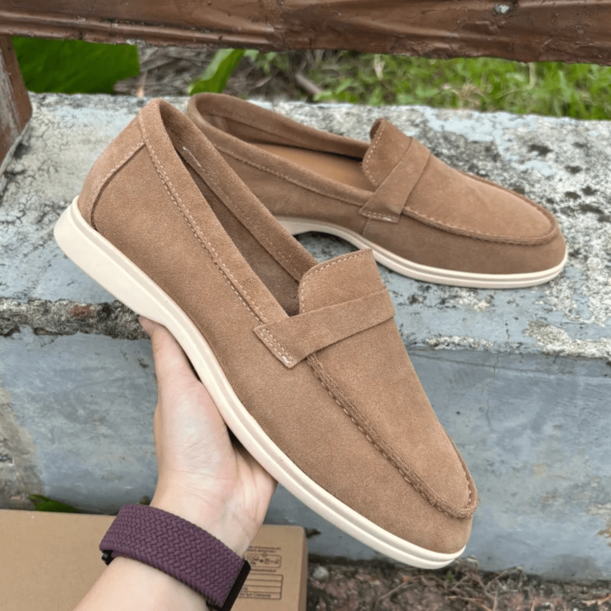 Herren Slipper — Runde Spitze & weiche Sohle