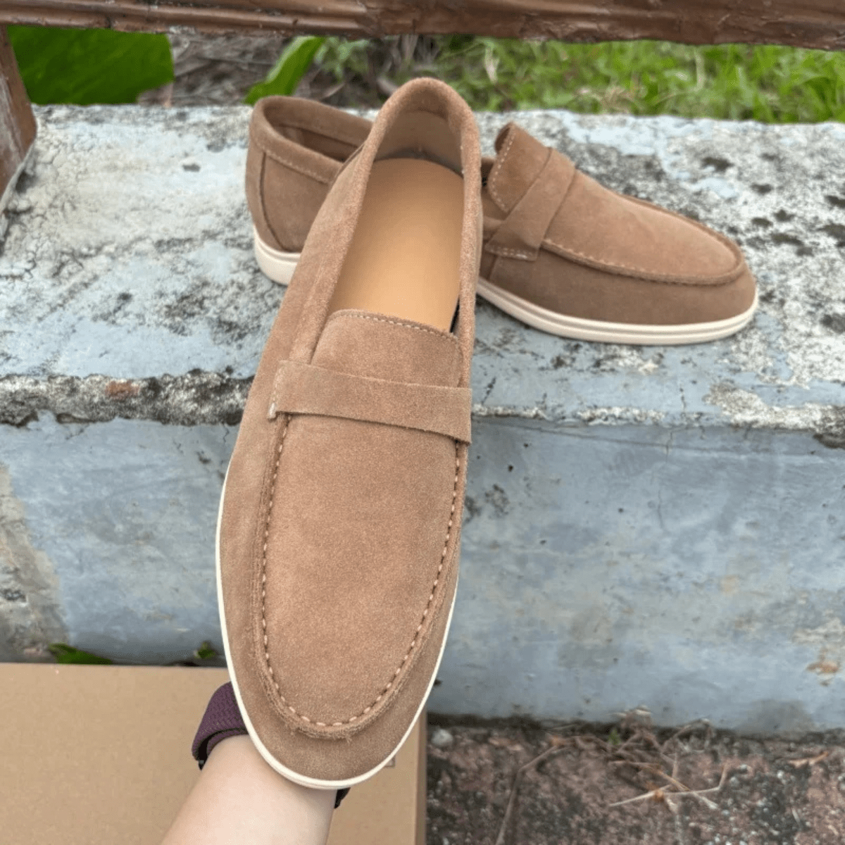Herren Slipper — Runde Spitze & weiche Sohle