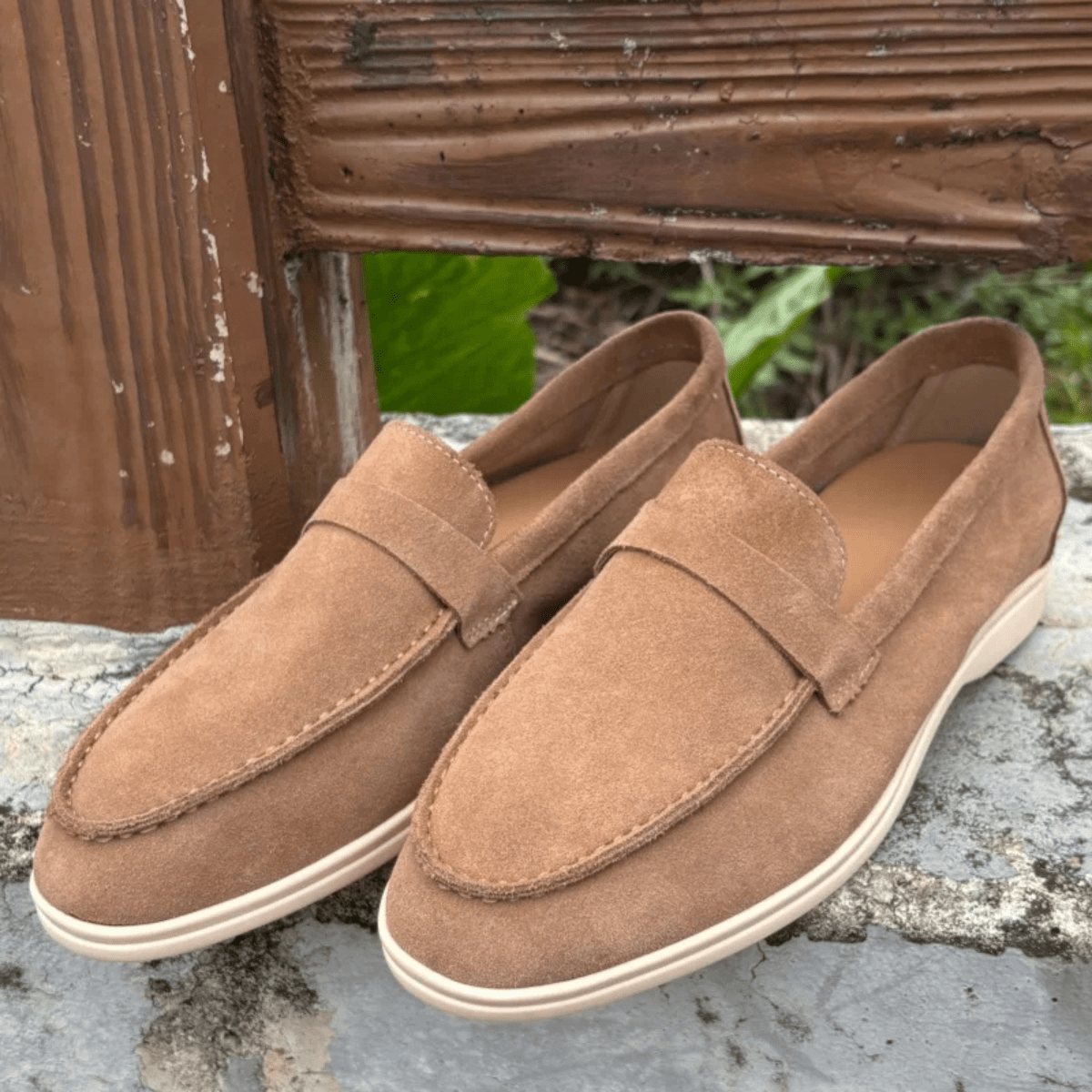 Herren Slipper — Runde Spitze & weiche Sohle
