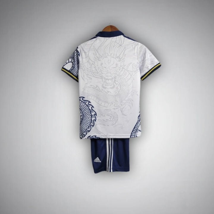 Real Madrid white dragon kids jersey