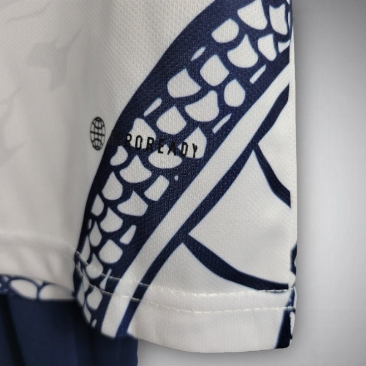 Real Madrid white dragon kids jersey