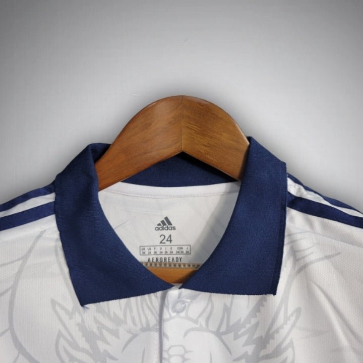 Real Madrid white dragon kids jersey