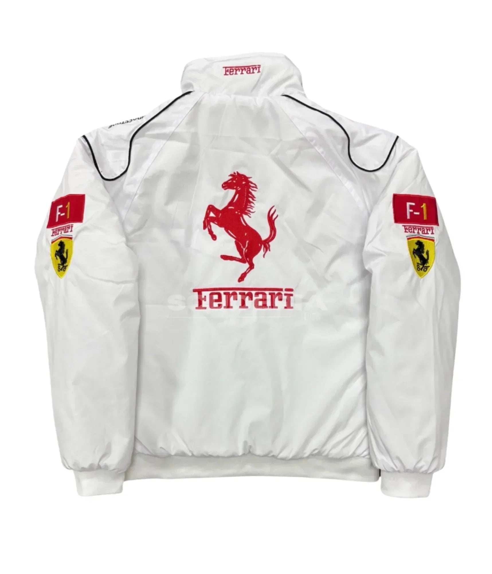 Veste Vintage Blanche Ferrari F1 Racing