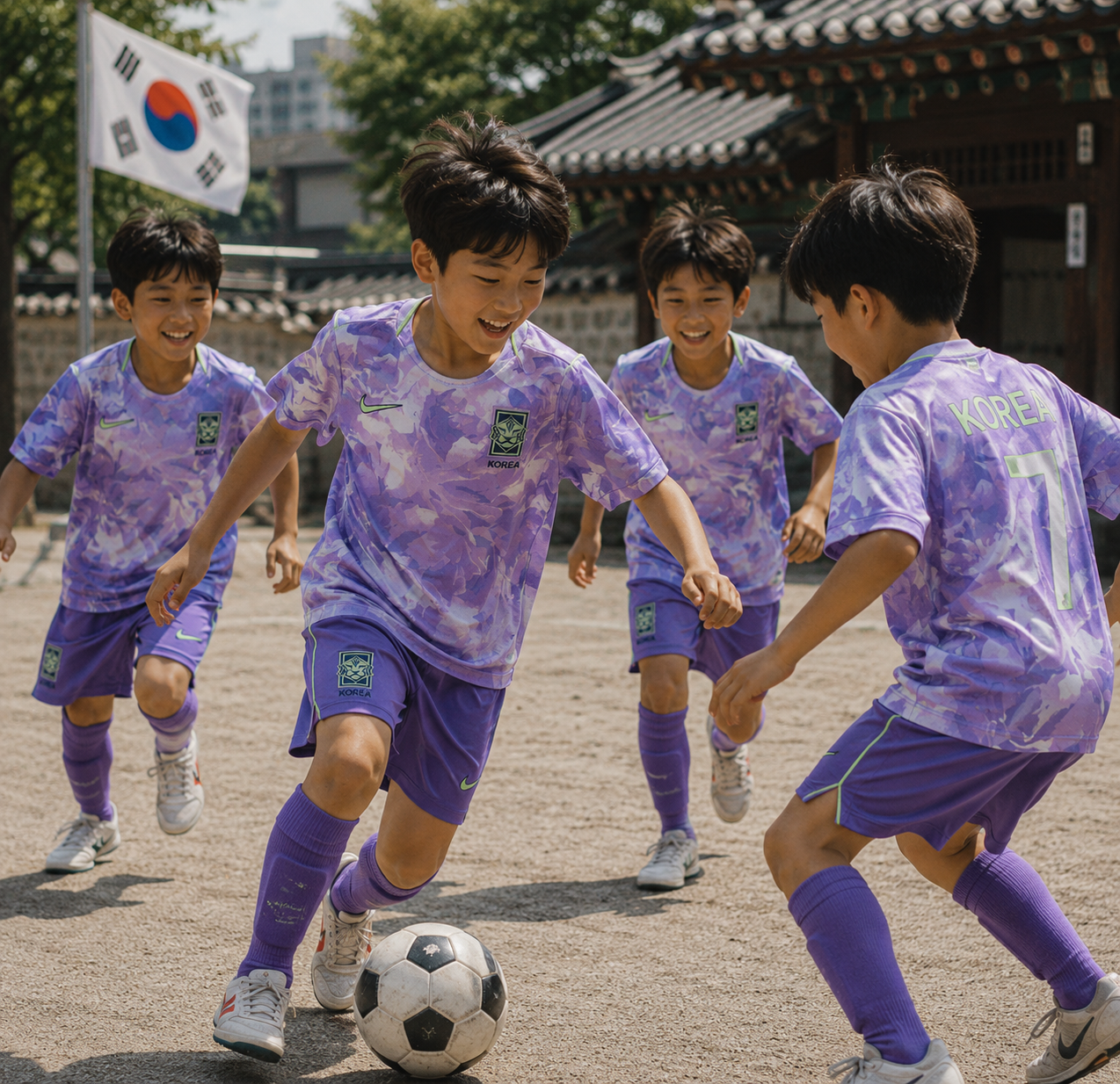 Südkorea Auswärtstrikot Kinder WM 2026