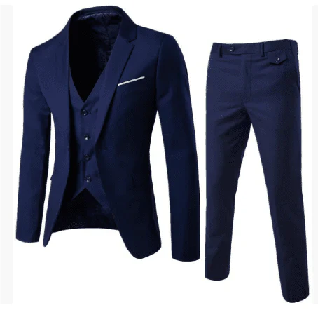 Herren Anzug-Set Formelle schlanke Passform Moderner Reiz