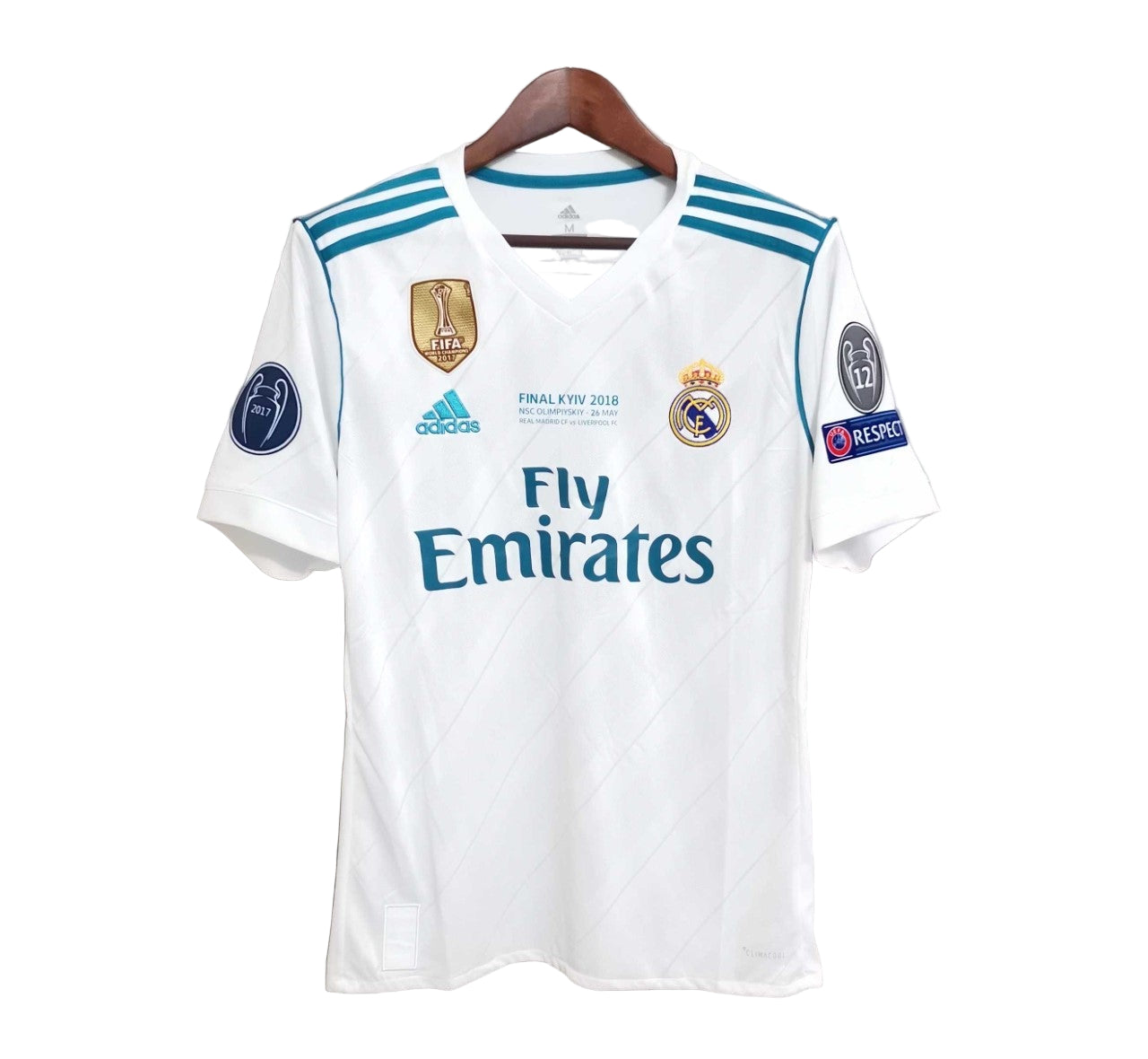  Real Madrid 2018 シャツ M 2017/2018 Real Madrid Retro Shirt