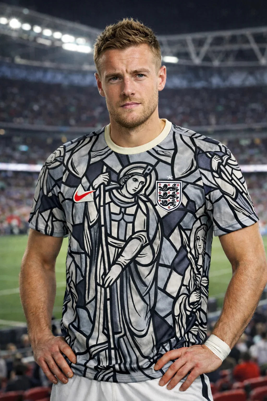 England x Palace Futuristic Jersey – A Bold Fusion of Heritage, Art, and Football Culture