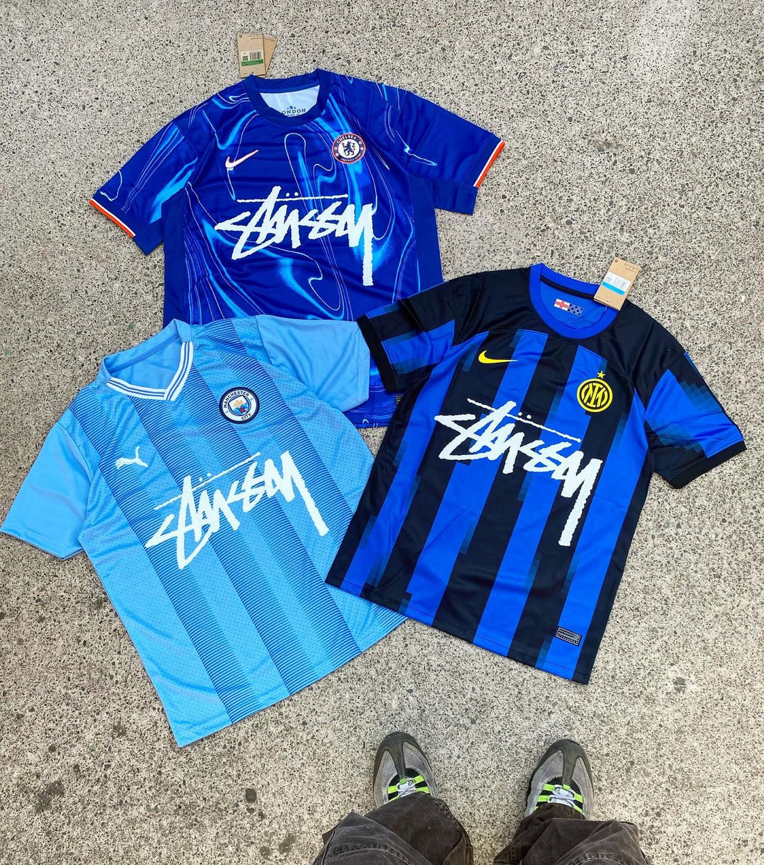 New Drop Next Week: Stussy Collaboration Jerseys – Featuring Chelsea and Manchester City Editions