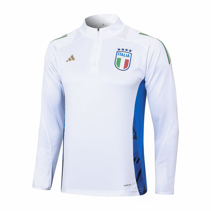 Italy 24-25 white  half zip Tracksuit