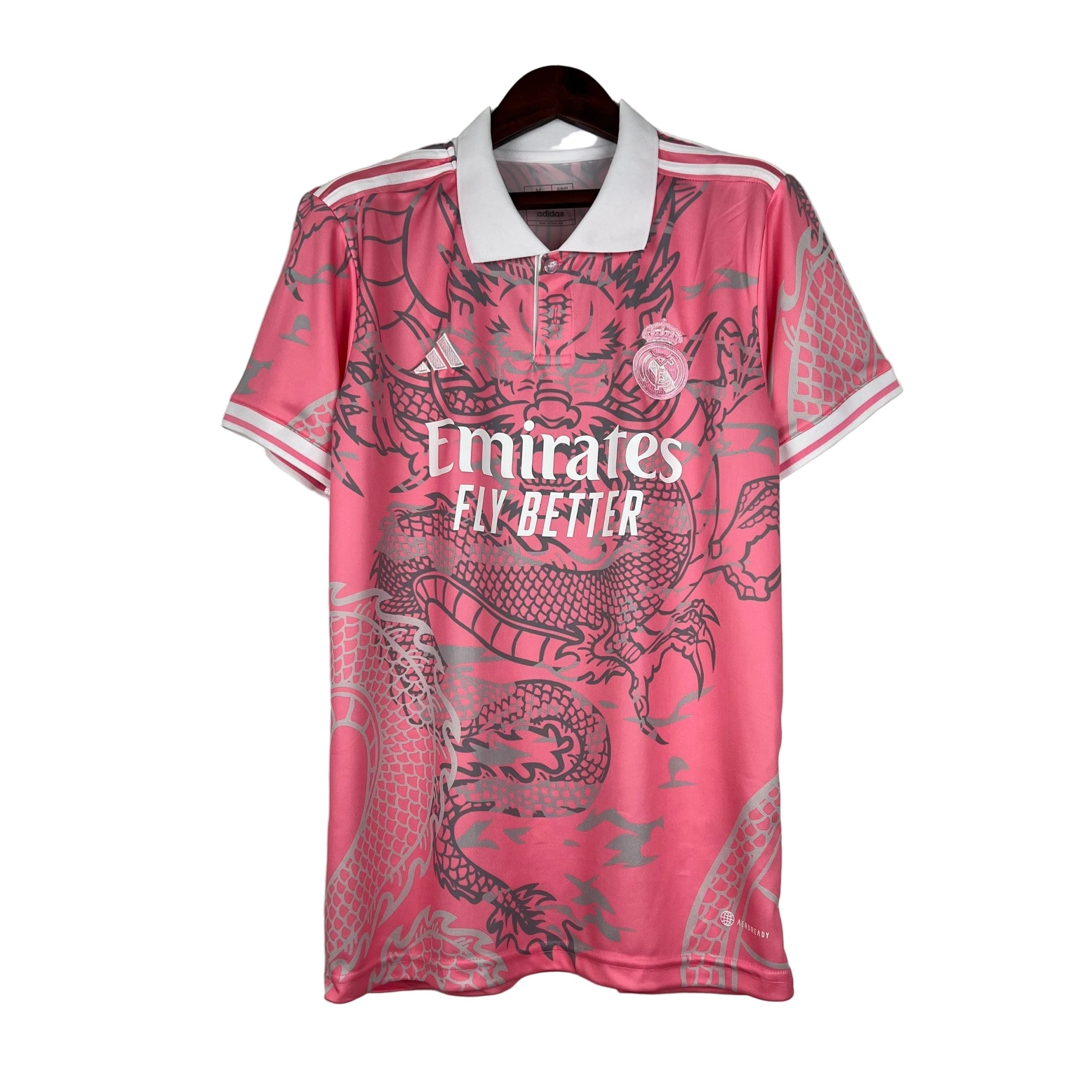 Real Madrid Pink Dragon Jersey