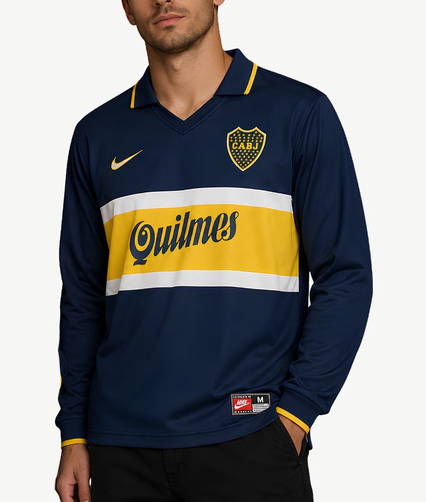 BOCA JUNIORS 1996/1997 LONG SLEEVE JERSEY