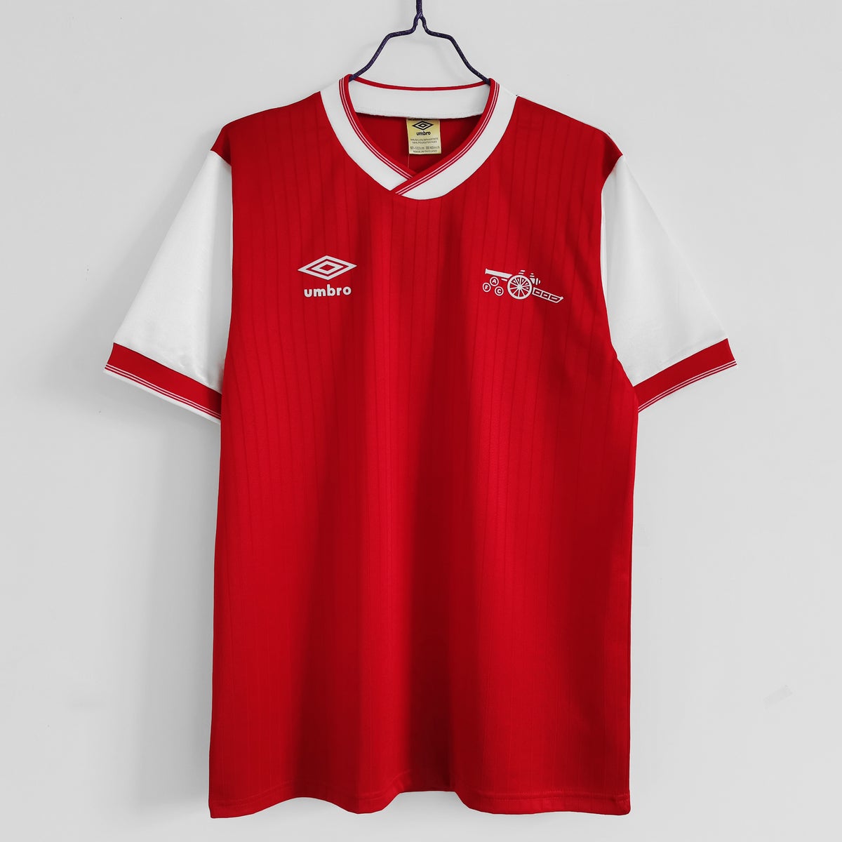 Maillot rétro domicile d'Arsenal 1984-1986