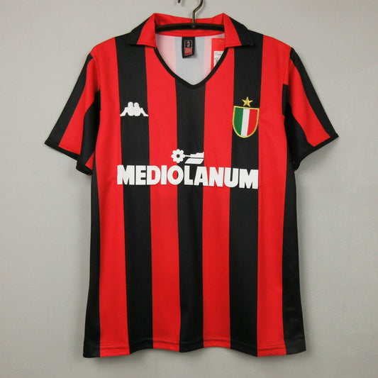 1988 1990 AC Mailand Retro-Heimtrikot