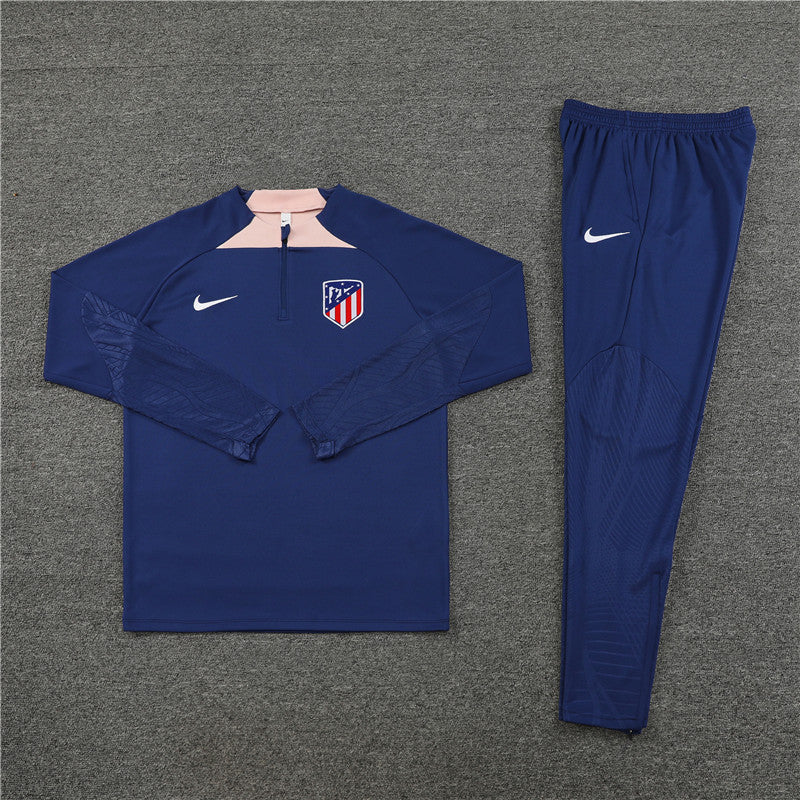 Tuta Blu Reale Atletico Madrid 23-24 (Mezza zip)