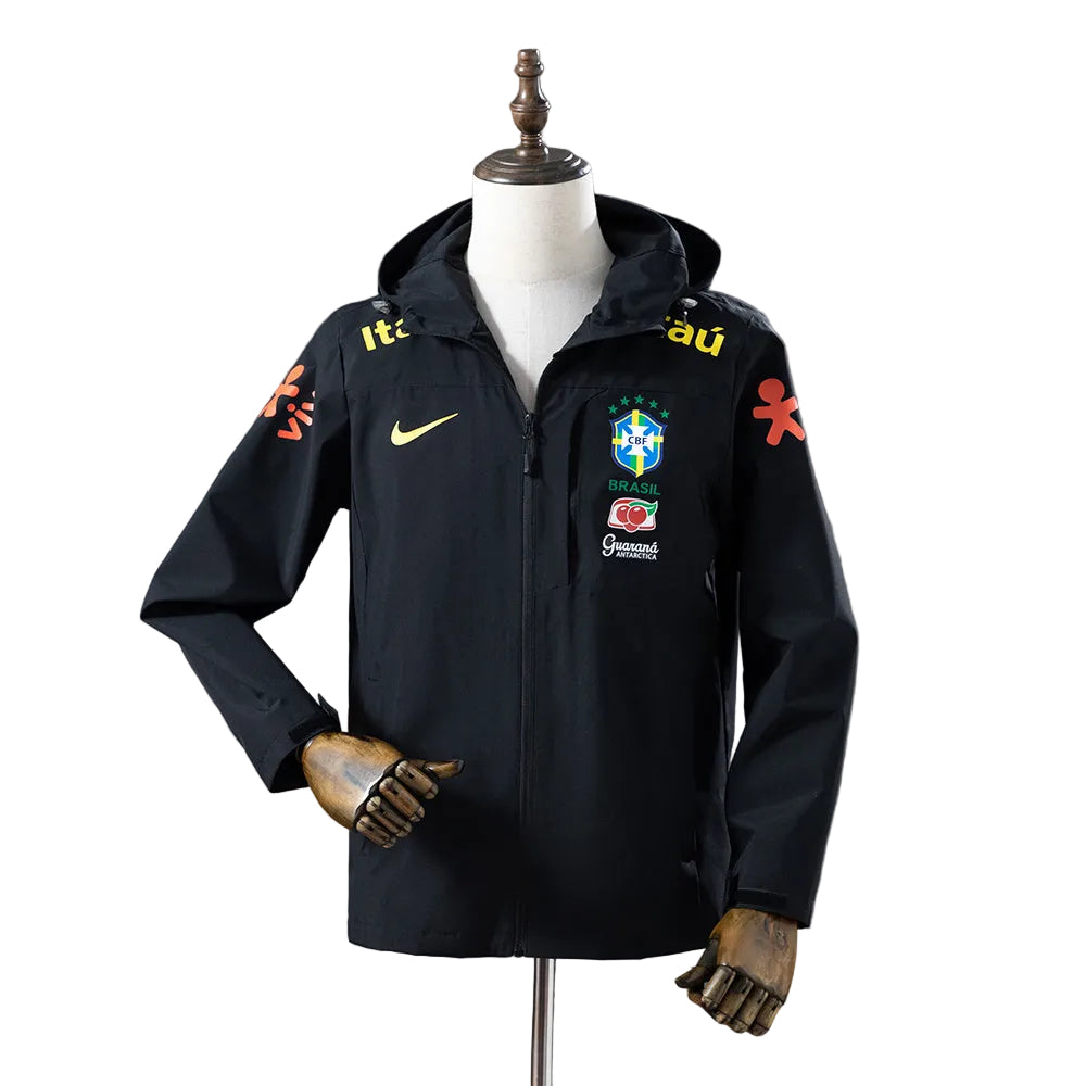 Brazil Black windbreaker Jacket