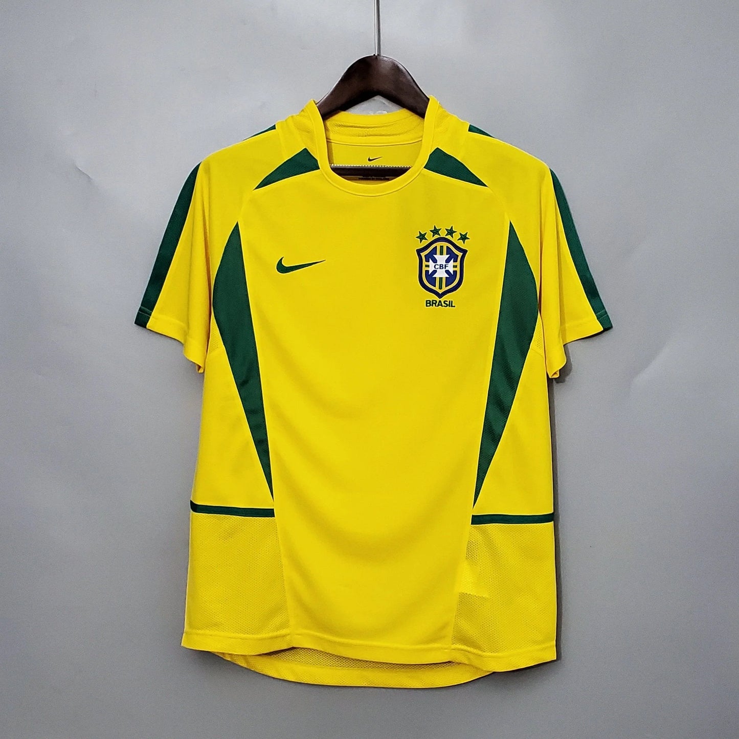 Maillot rétro domicile du Brésil 2002