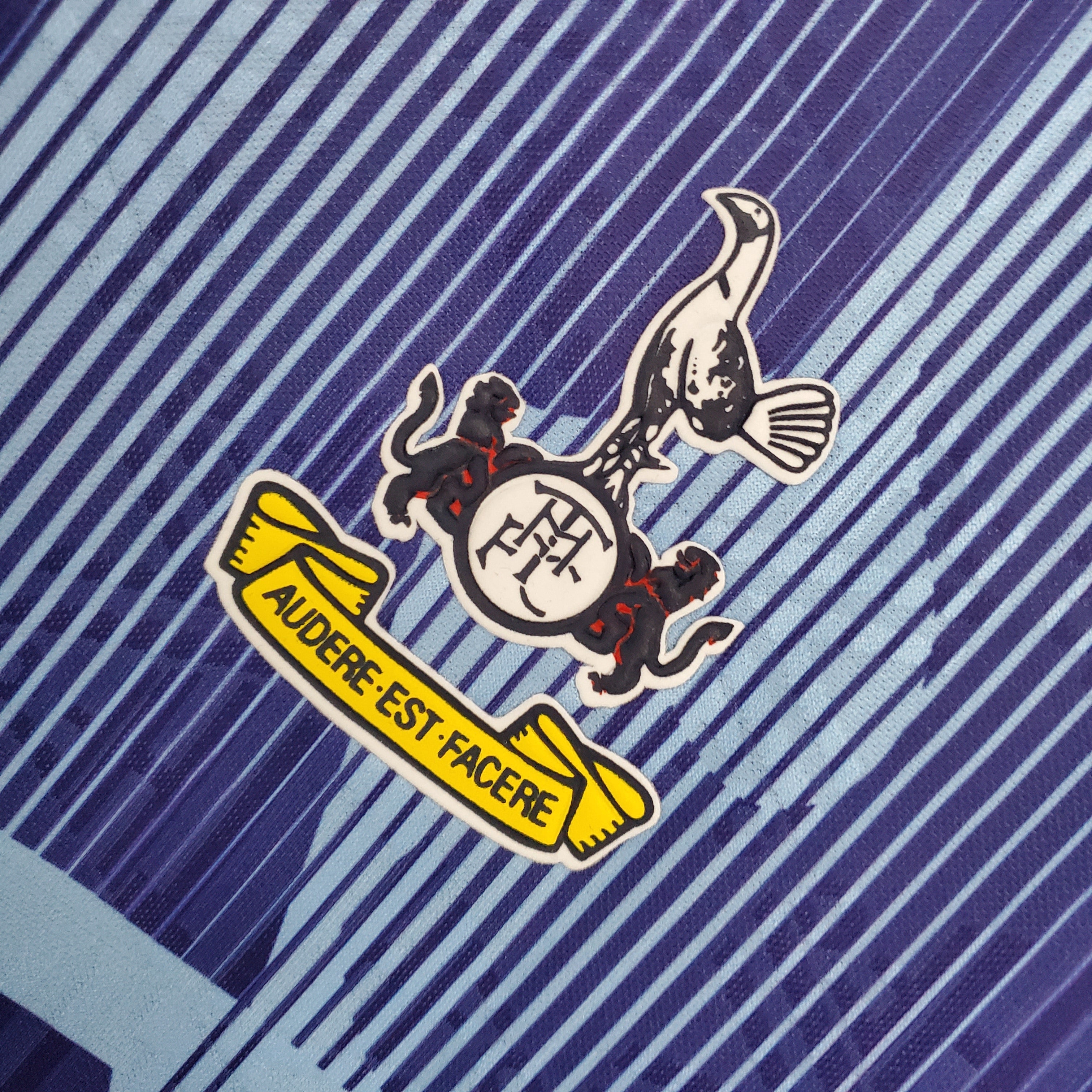 Equipación retro Spurs 1992/1994 tercera camiseta visitante Tottenham