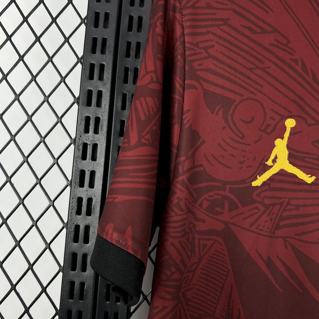 Maillot Brésil Jésus-Christ le Rédempteur Rouge 2025/2026
