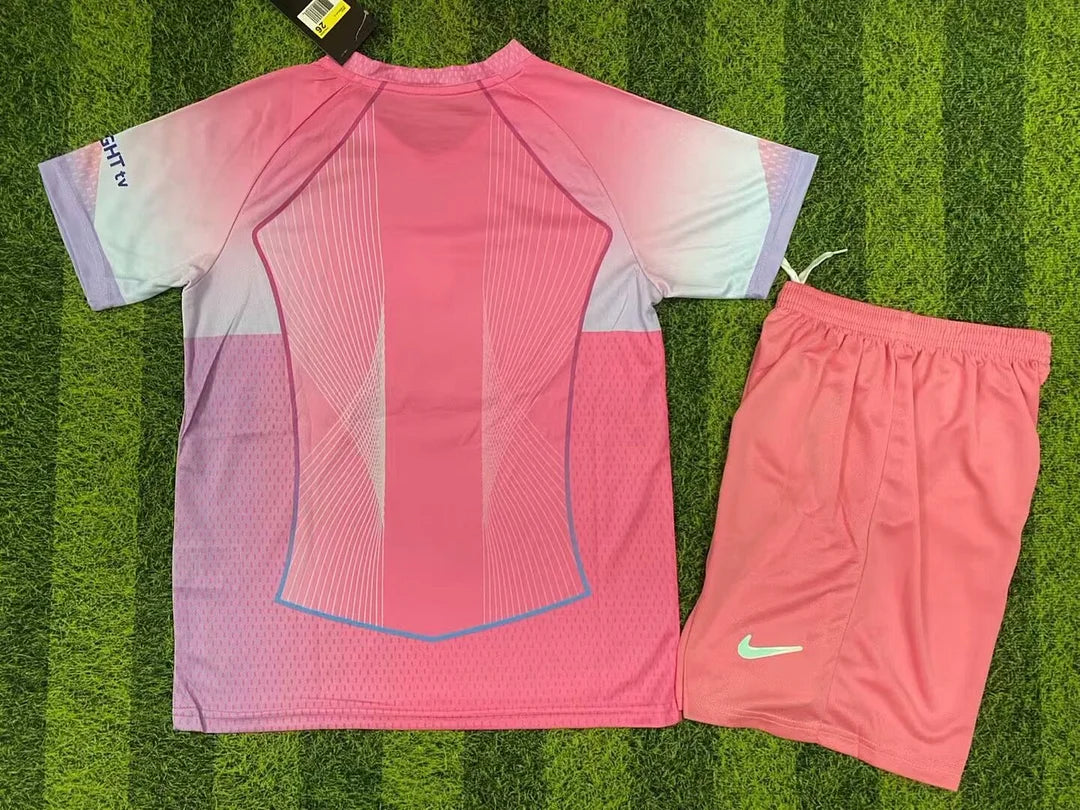 Camisola Infantil Rosa FC Barcelona 2025–26