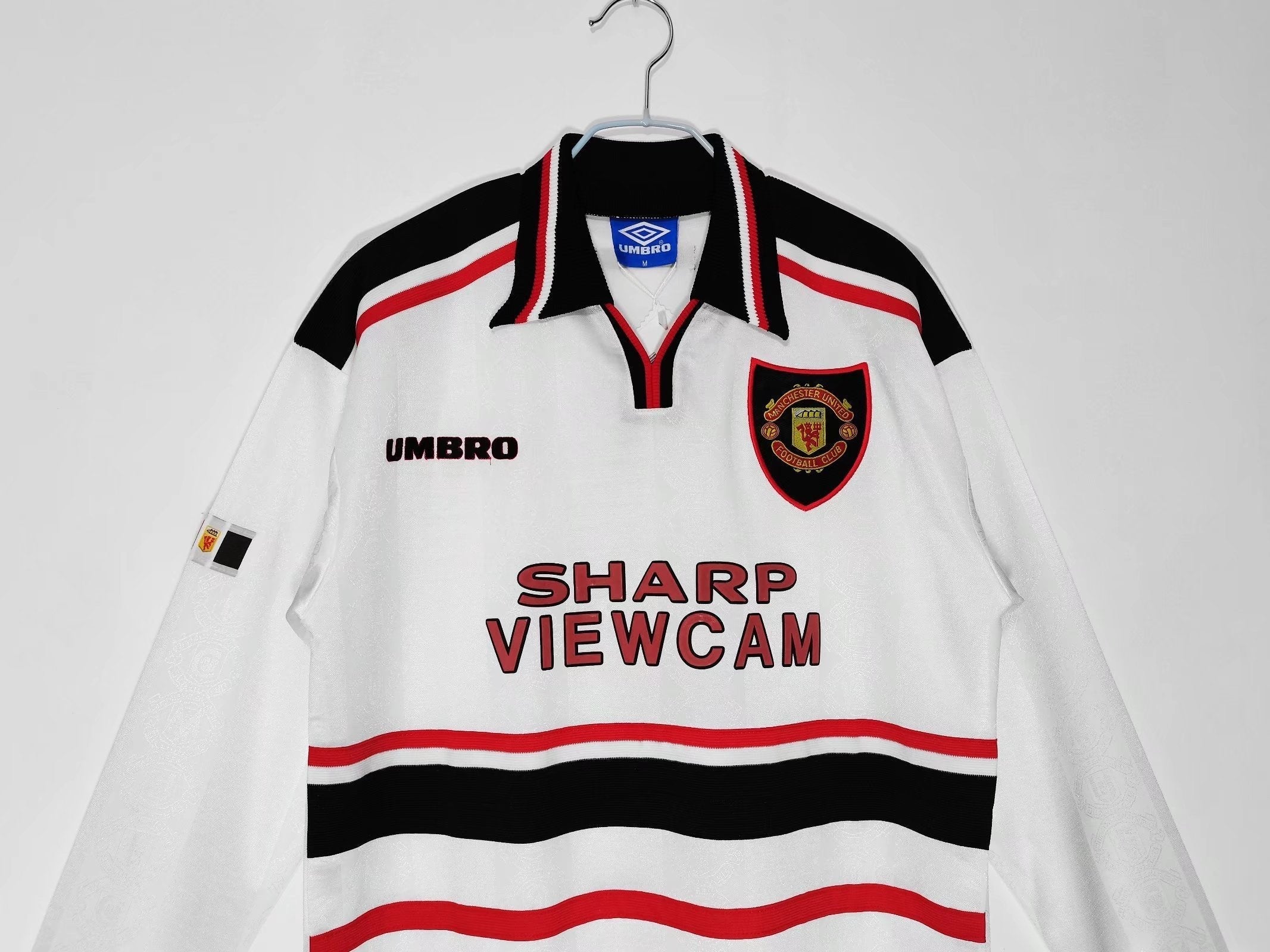 Manchester United 1997–1998 Langarm Auswärtstrikot