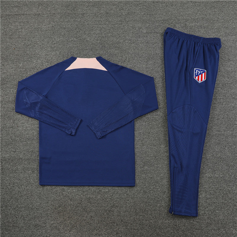 Tuta Blu Reale Atletico Madrid 23-24 (Mezza zip)
