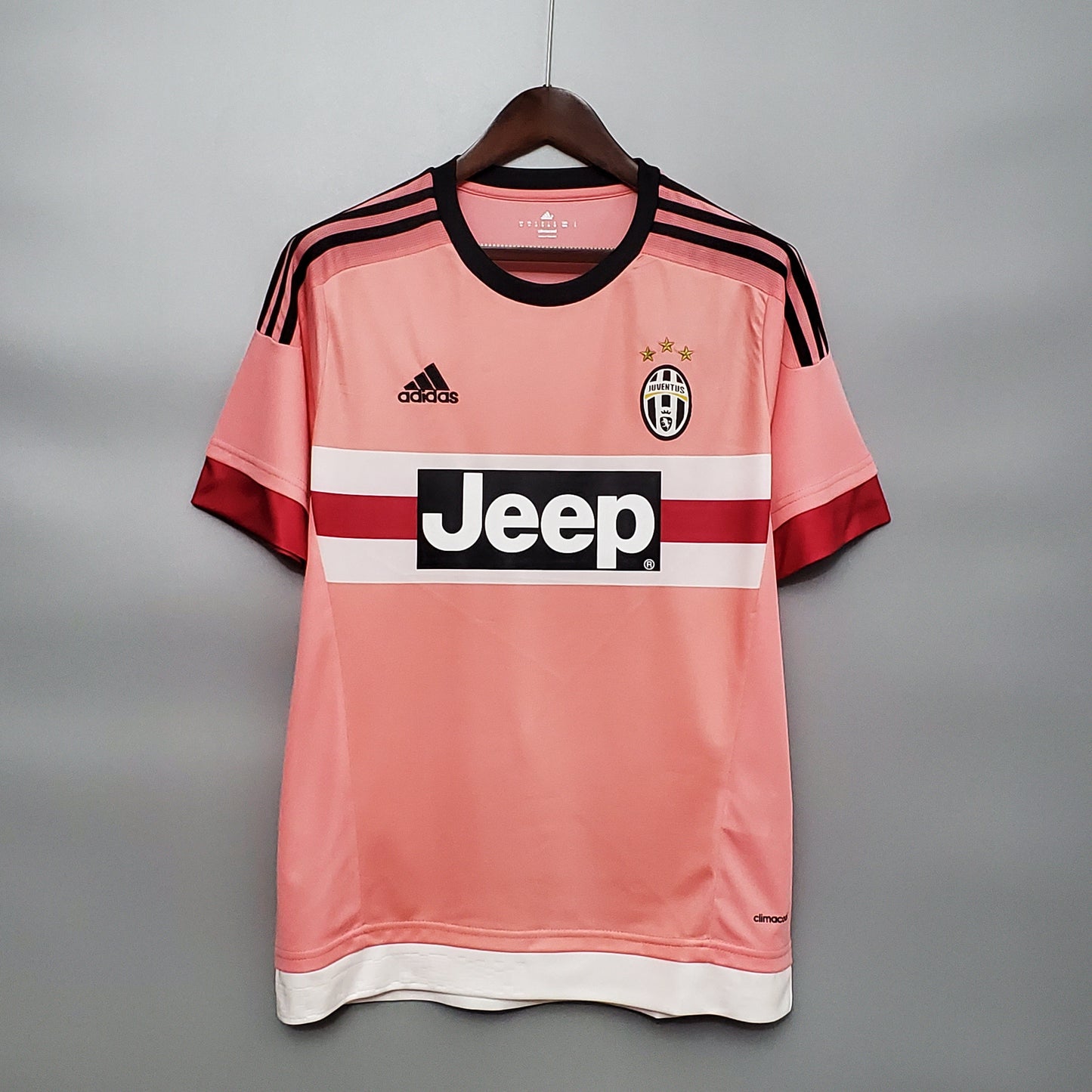 Maillot rétro extérieur Juventus 2015-2016 rose