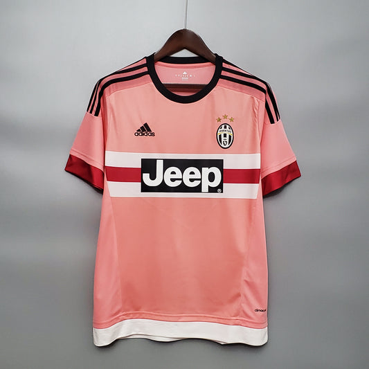 2015-2016 Juventus away retro kit pink