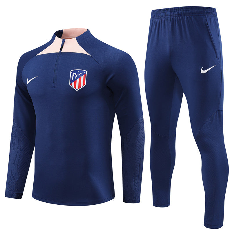 Tuta Blu Reale Atletico Madrid 23-24 (Mezza zip)