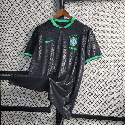 Brazil Black kit Leopard print  2024