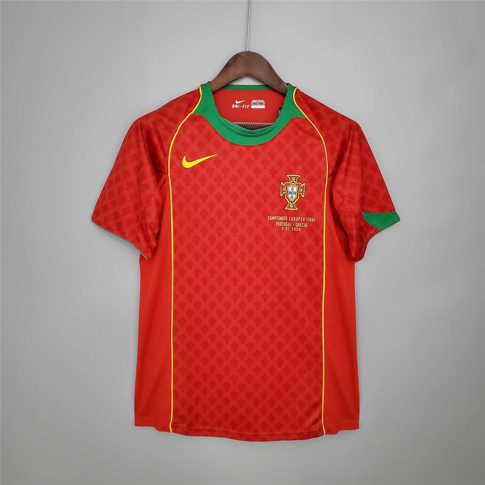 Maillot Retro Portugal 2004 – Kit Classique Euro 2004