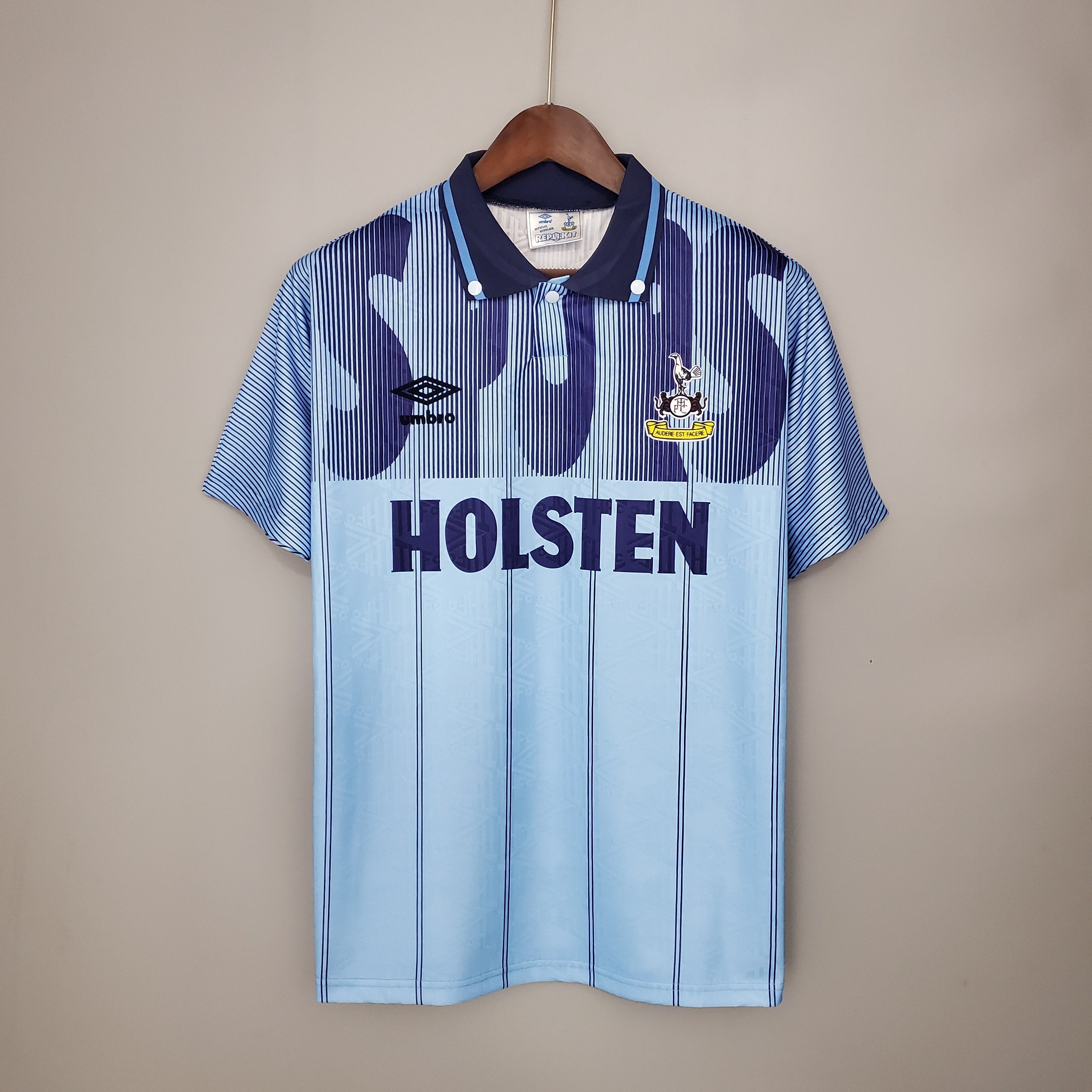 Equipación retro Spurs 1992/1994 tercera camiseta visitante Tottenham