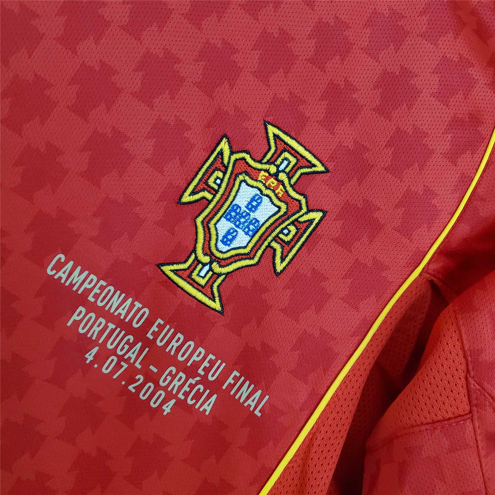 Maillot Retro Portugal 2004 – Kit Classique Euro 2004