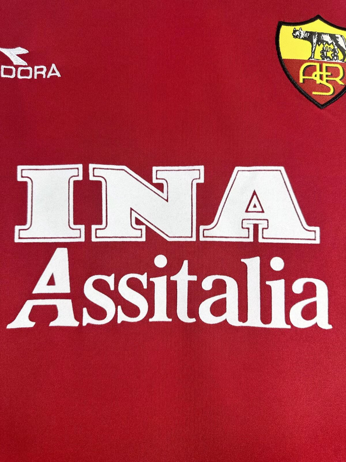 AS Roma Long Sleeve Home Shirt – 1998-99