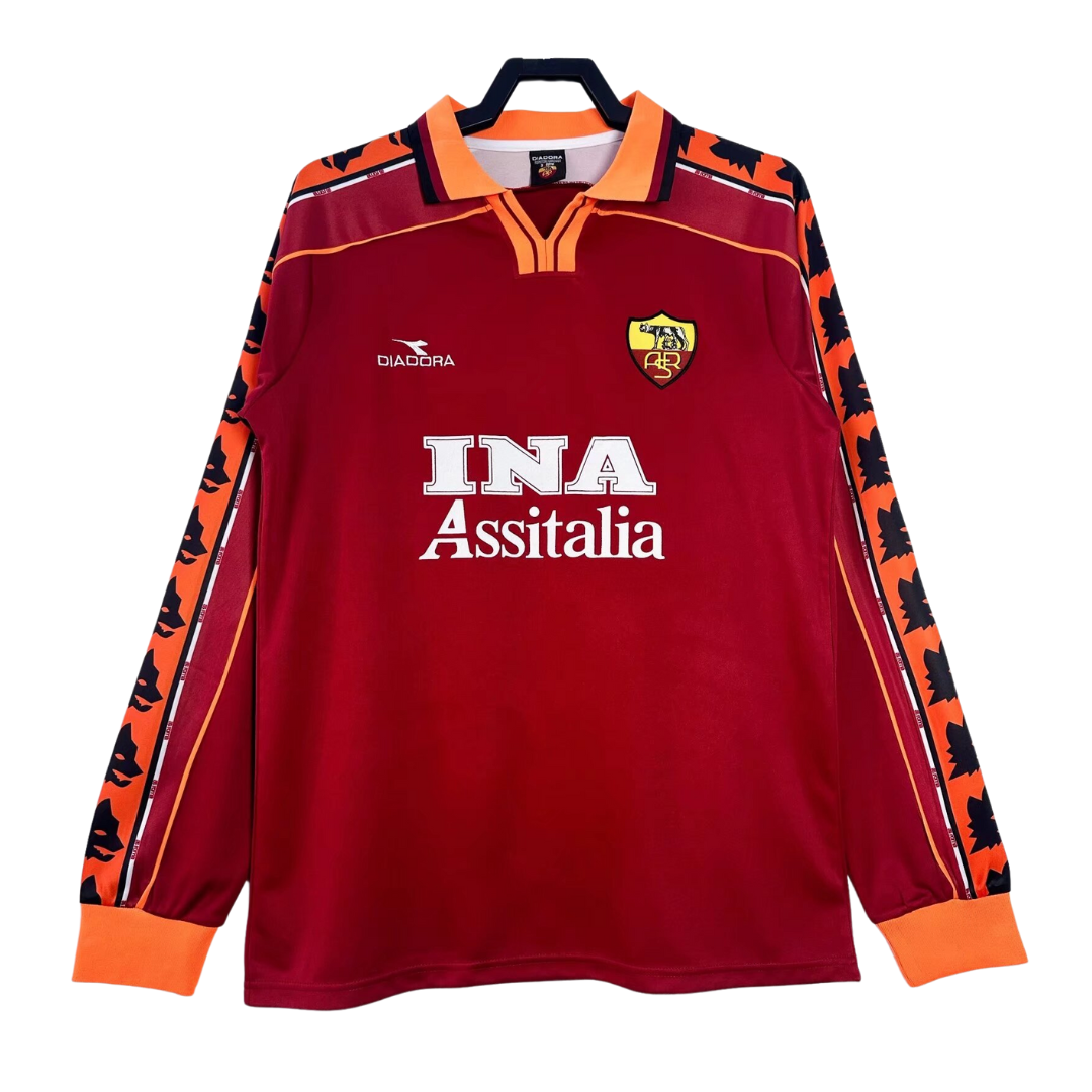 Camisola de Manga Comprida Casa AS Roma – 1998-99