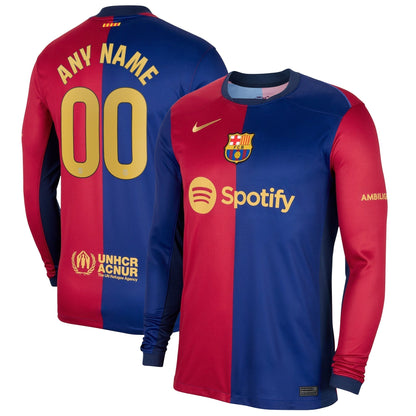 Barcelona 2024/25 Home Long Sleeve