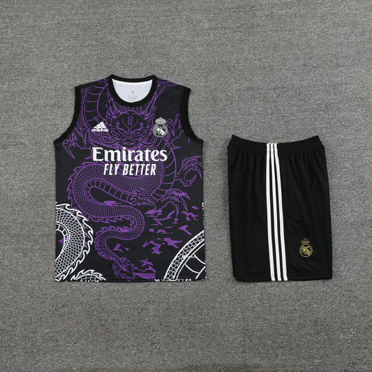 Tenue d'entraînement Dragon violet du Real Madrid 2024/25