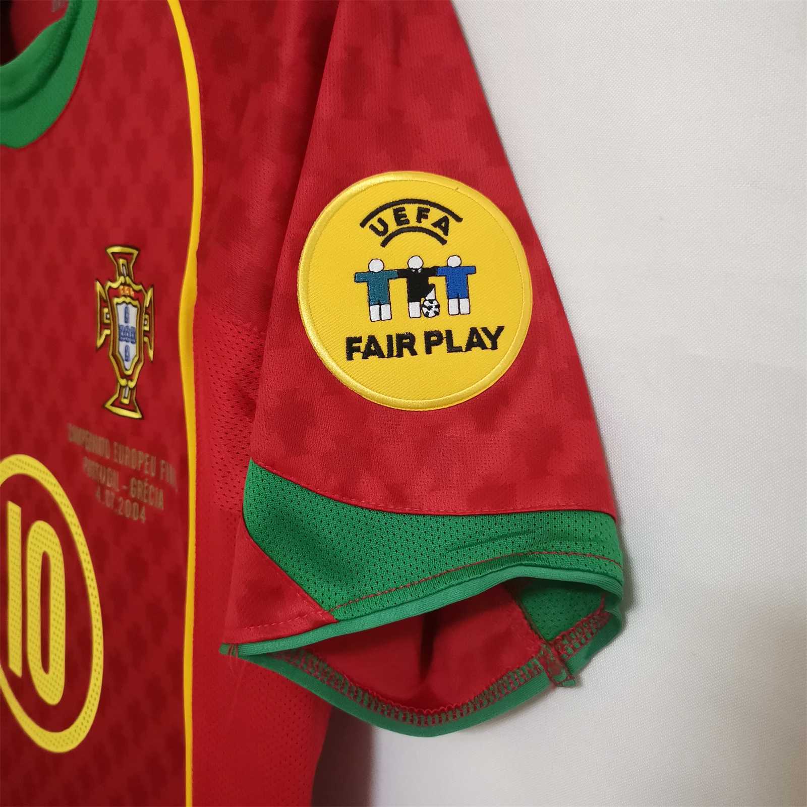 Maillot Retro Portugal 2004 – Kit Classique Euro 2004