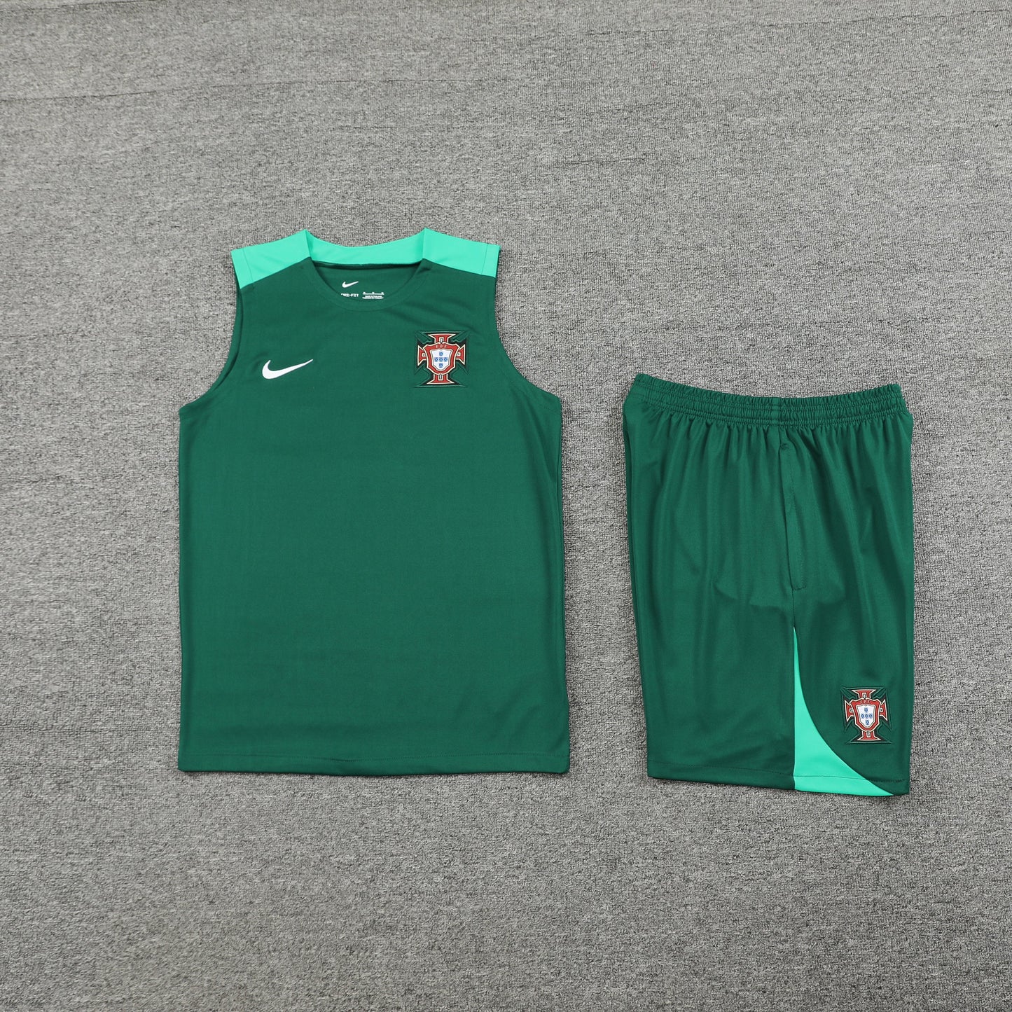 Tenue d'entraînement verte du Portugal 2024/25