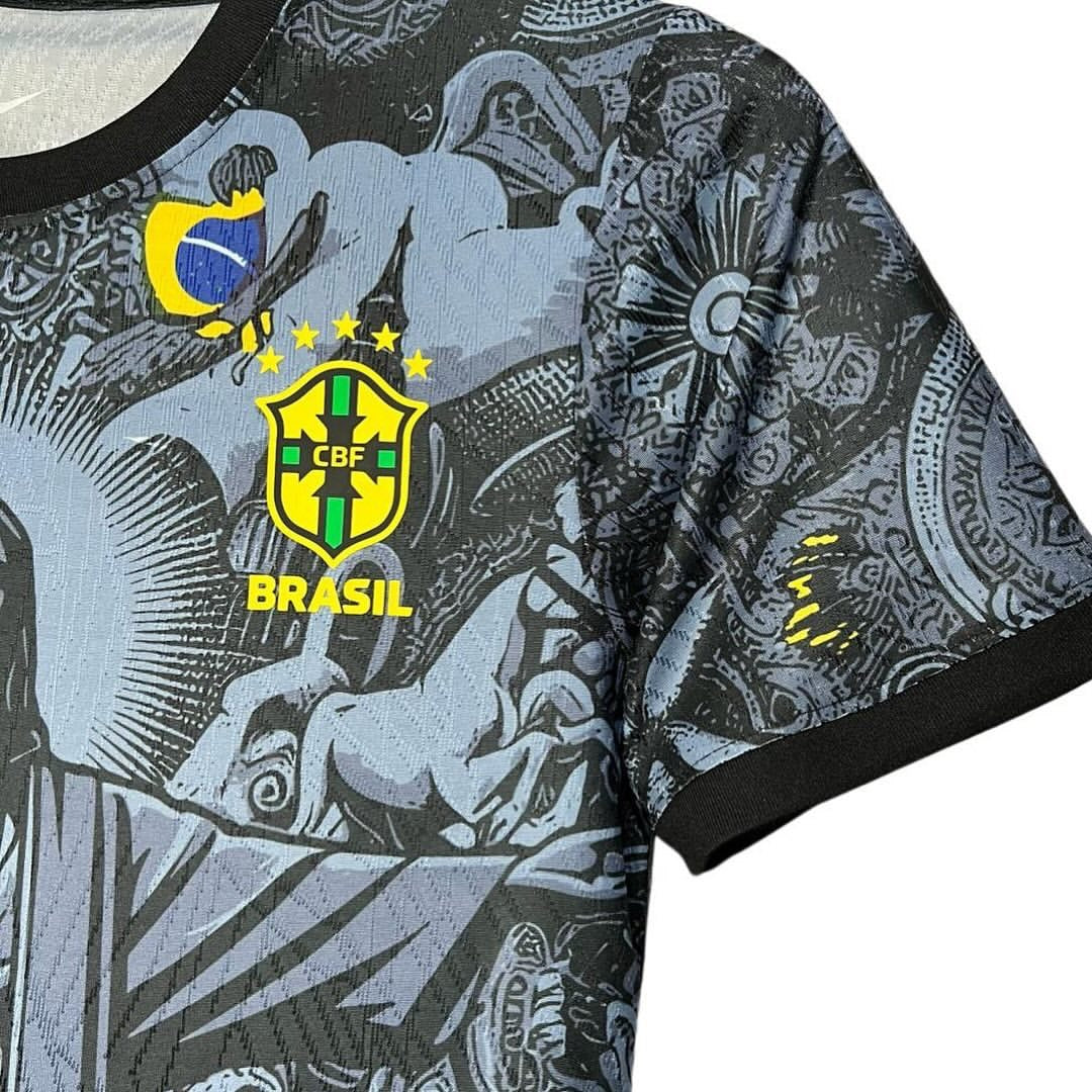 la Camiseta de Brasil Jesucristo Redentor 24-25 Edición Especial