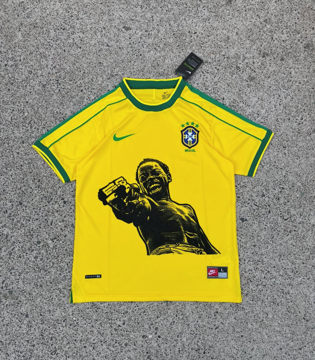Maglia retrò Brasile 1998 X City of God Concept
