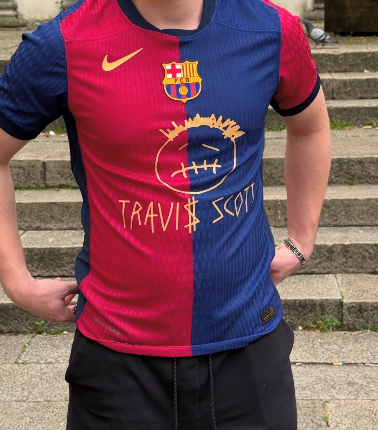 FC Barcelona X Travis Scott camisola edição especial